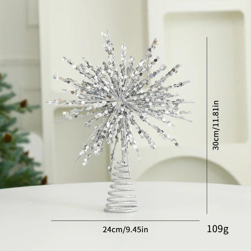 Eight Awn Star Champagne Christmas Decoration Ornaments EX-STOCK Canada