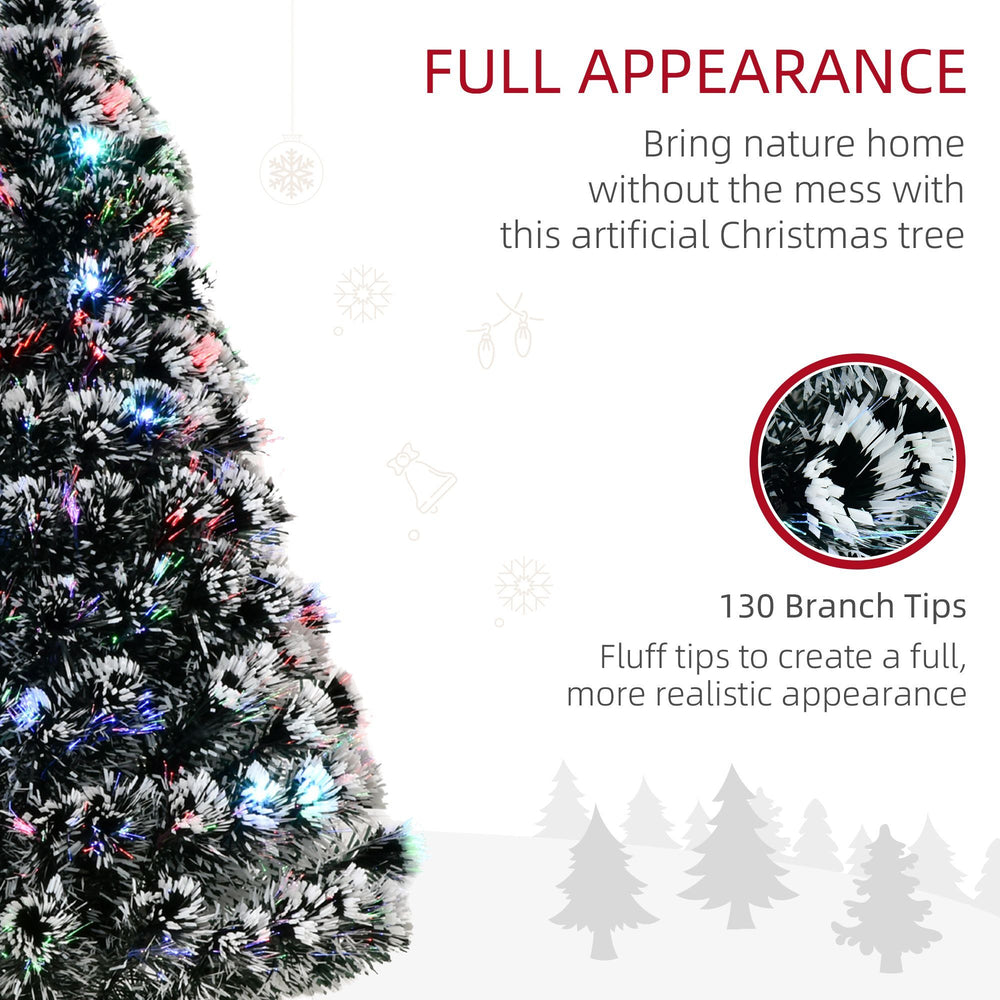 4ft Pre-Lit LED Optical Fiber Christmas Tree Artificial Seasonal Decor EX-STOCK Canada