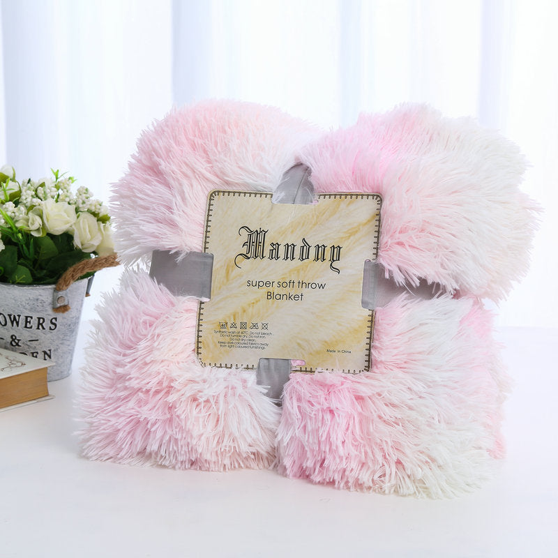Plush Blanket Double-layer Blanket Multifunctional EX-STOCK Canada