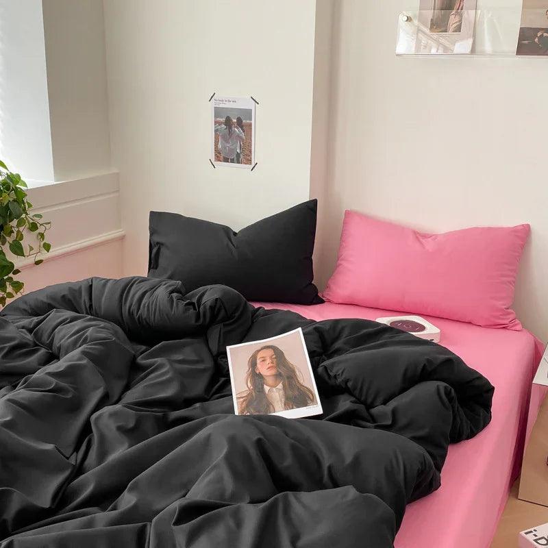Four-piece Cotton Bed Sheet Duvet Cover Duvet Cover Bedding EX-STOCK Canada