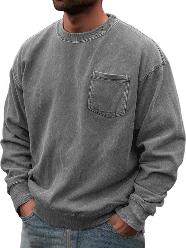 Men's Pullover Round Neck Long Sleeves Sweater EX-STOCK Canada