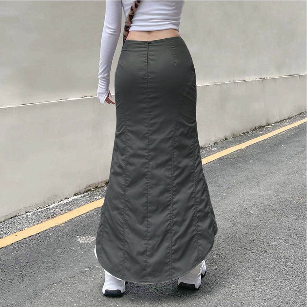 Casual Millennium Style Irregular Hip Bag Irregular Fishtail Skirt - EX-STOCK Canada