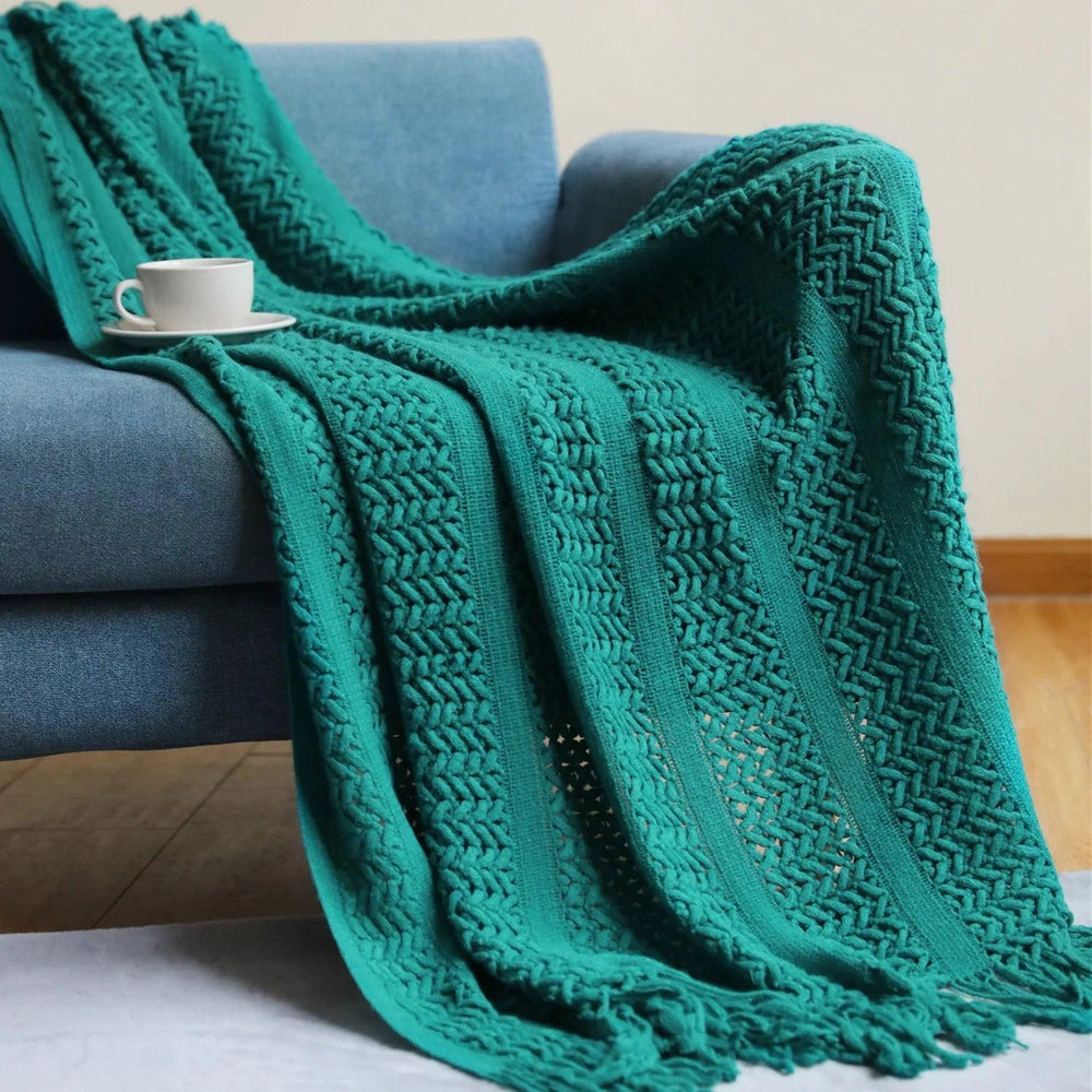 Couverture de canapé nordique Couverture Couverture en tricot Couverture pour hébergement hôtelierEX-STOCK Canada