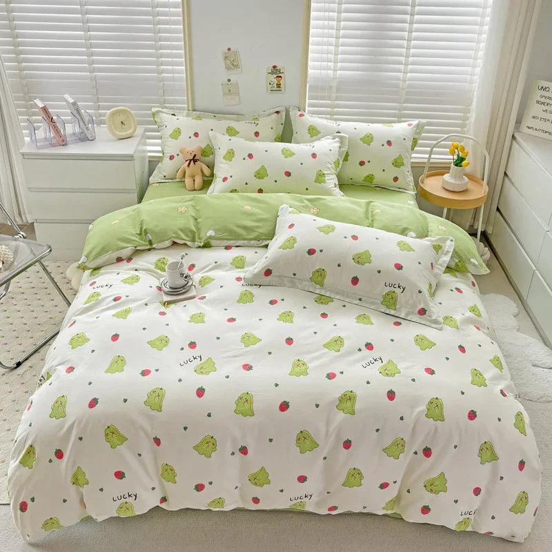 Cartoon Duvet Cover Bedding Bed Sheet Cute Quilt Cover EX-STOCK Canada
