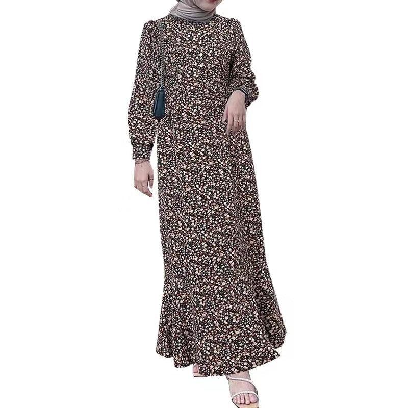 Vêtement musulman style bohème robe petite fleur EX-STOCK Canada