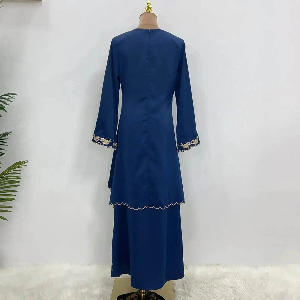 Exquisite Embroidered Middle East Abaya Skirt Suit Arab2 piece set - EX-STOCK Canada