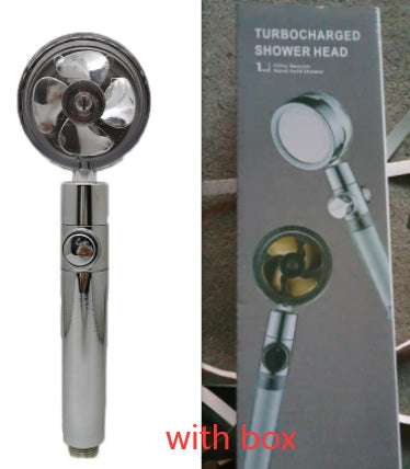 Shower Head Water Saving Flow 360 Degrees Rotating With Small Fan ABS Rain High Pressure Spray Nozzle Bathroom Accessories EX-STOCK Canada
