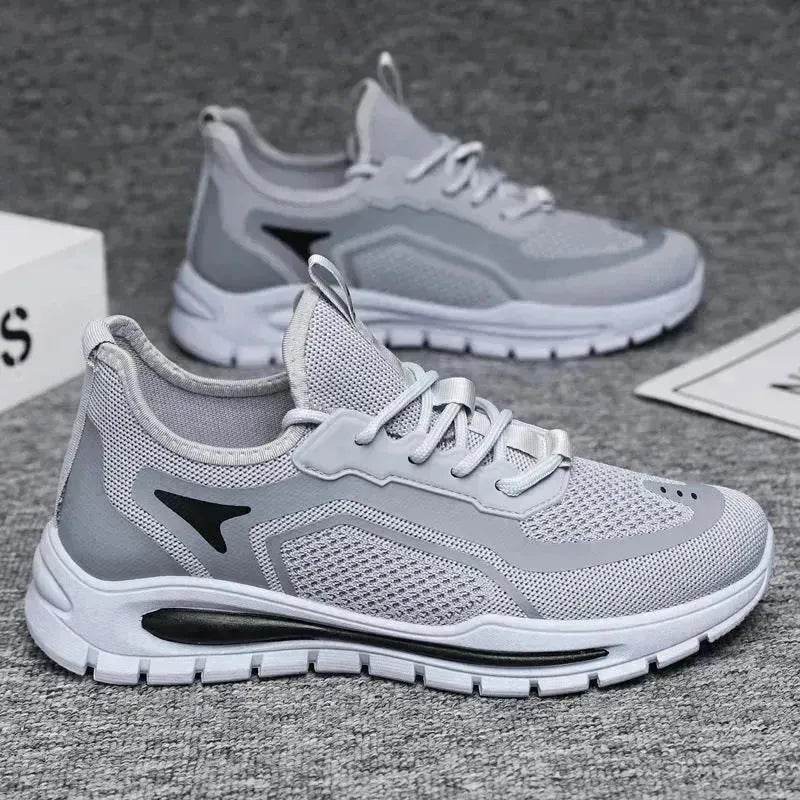 Men's Mesh Shoes Fashion Fly Knit Lightweight Breathable Sneakers Casual Running Sports Shoe - EX-STOCK Canada
