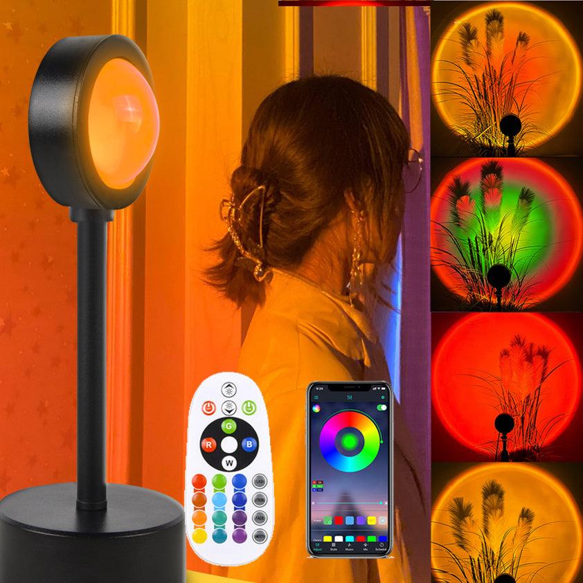 Sunset Projection Lamp Sunset Projector Night Light Wall Decoration Lighting EX-STOCK Canada