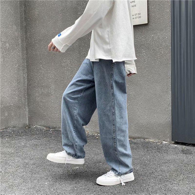 Straight Loose Autumn All-matching Draping Mop Pants EX-STOCK Canada