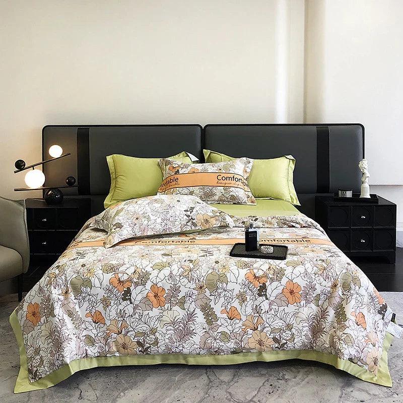 Housse de couette rafraîchissante d'été en Tencel lavable et aéréeEX-STOCK Canada