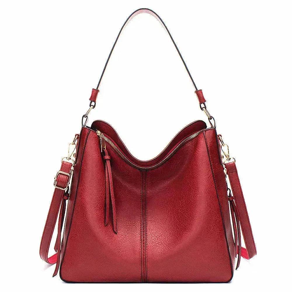 Women High Capacity PU Leather Handbags Fashion Commuting Crossbody Shoulder Hand Bag Shopping Totes - EX-STOCK Canada
