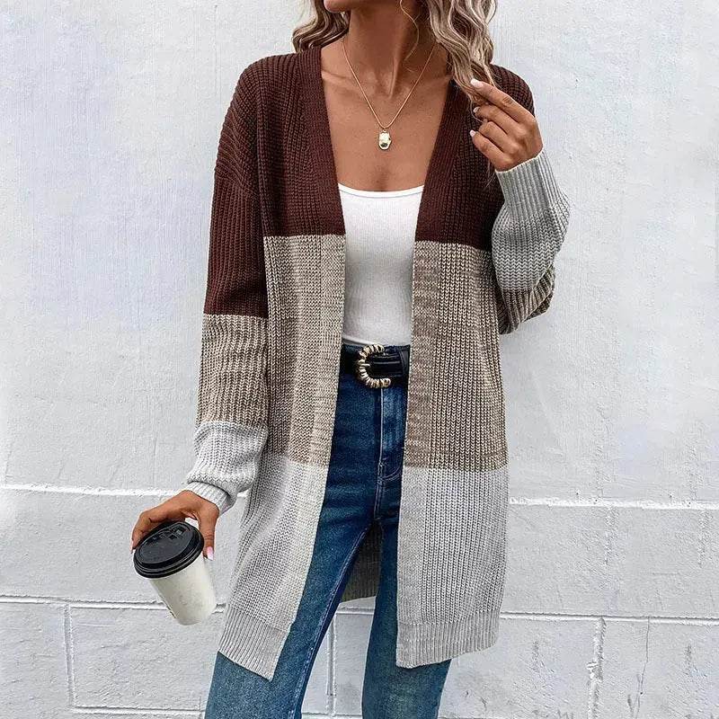 New style Autumn Winter Women Long Knitted Sweater Cardigan - EX-STOCK Canada