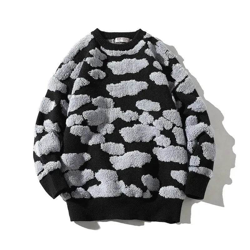 New Trend Autumn Winter Unisex Oversized Woolen Plush Pullover Sweater - EX-STOCK Canada