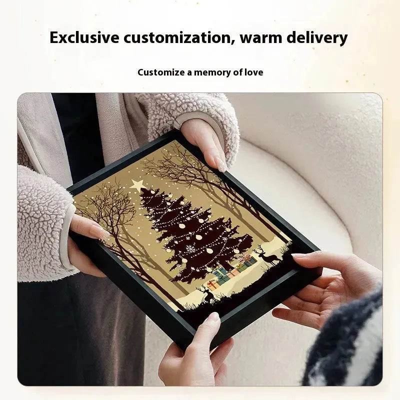 2024 New Luminous Christmas Tree Painting decorations Bluetooth Speaker integrated Gift Ideas - EX-STOCK Canada