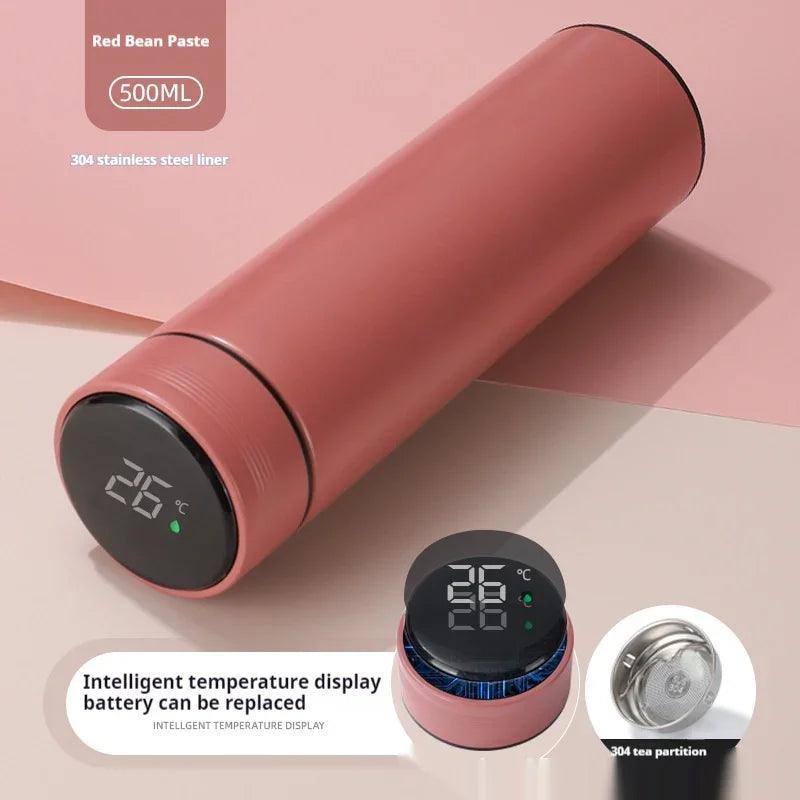 Smart Temperature Display High-grade Insulated Bottle Portable Large Capacity EX-STOCK Canada