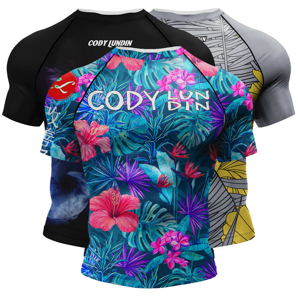 Men's 3D Digital Print Compression T-Shirt – Slim Fit Rash Guard | 14 Designs | Sizes S–4XL 3