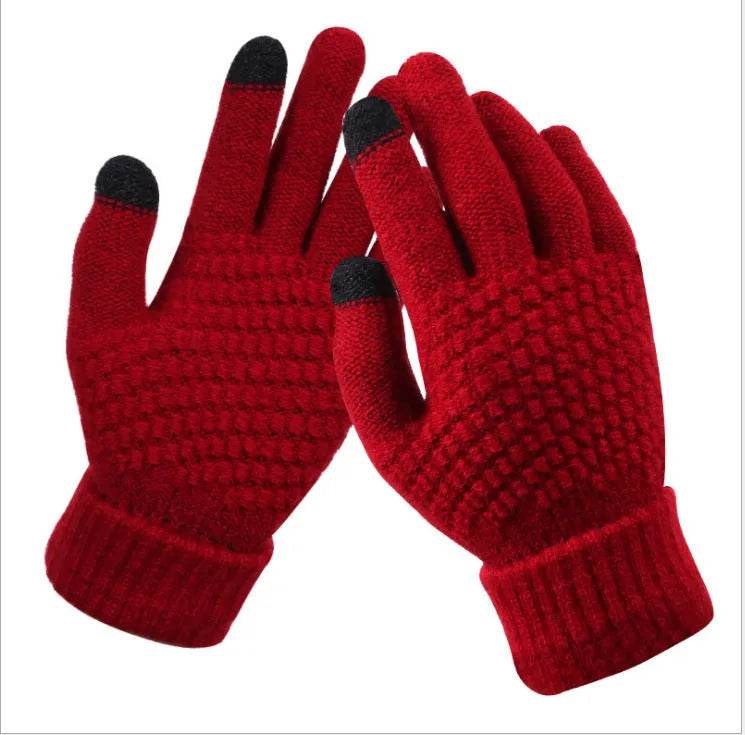 Couple knitted gloves touch screen gloves - EX-STOCK Canada