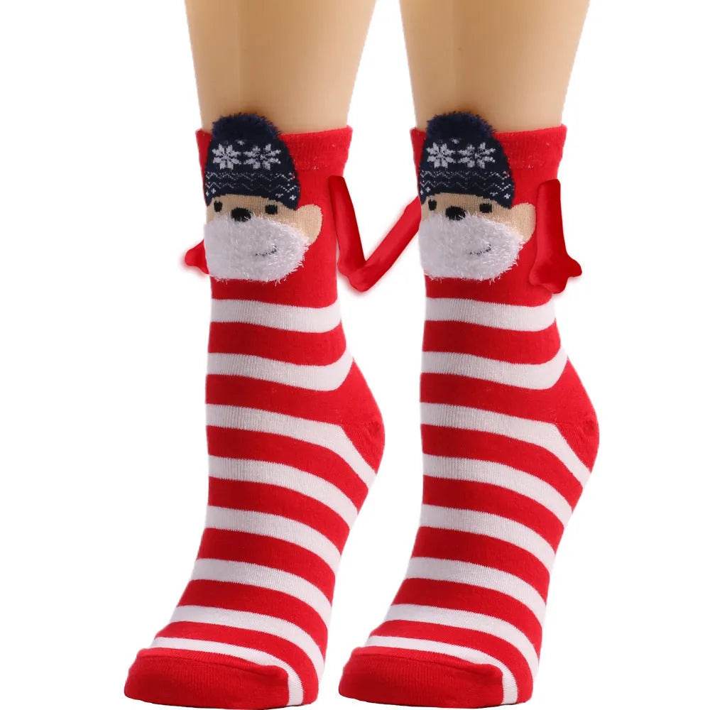 Christmas Stockings Autumn Winter Cotton Magnet Lodestone Hand Tube Socks - EX-STOCK Canada