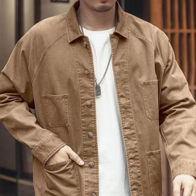 Versatile Casual Denim Jacket For Men Jeans - EX-STOCK Canada