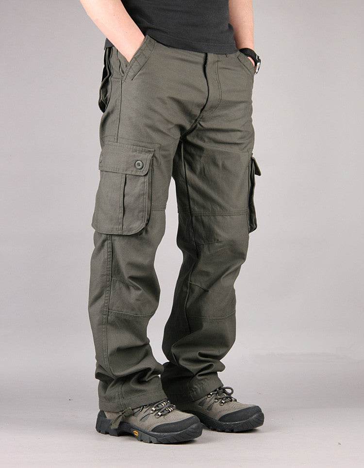 Multi-pocket Men's Casual Loose Labor Protection Cargo Pants - EX-STOCK Canada