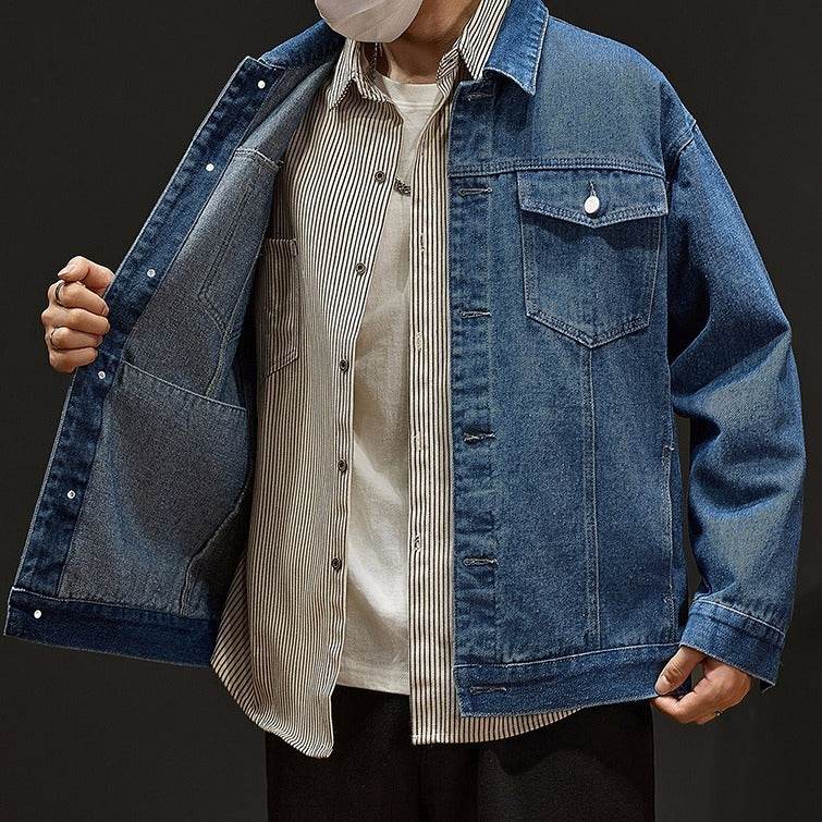 Denim Jacket Clothes Coat For Men Jeans - EX-STOCK Canada