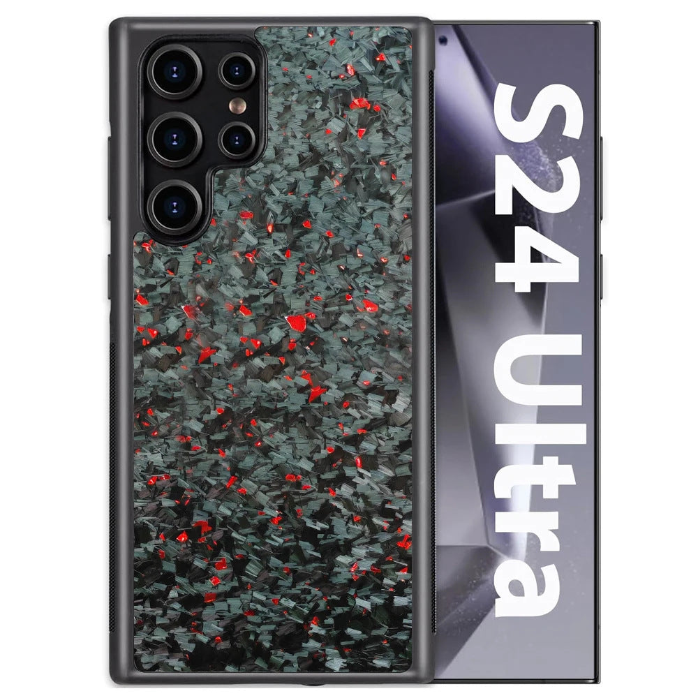 Applicable S24Ultra Phone Case Carbon Fiber Magnetic Ultra-thin Protective Sleeve EX-STOCK Canada