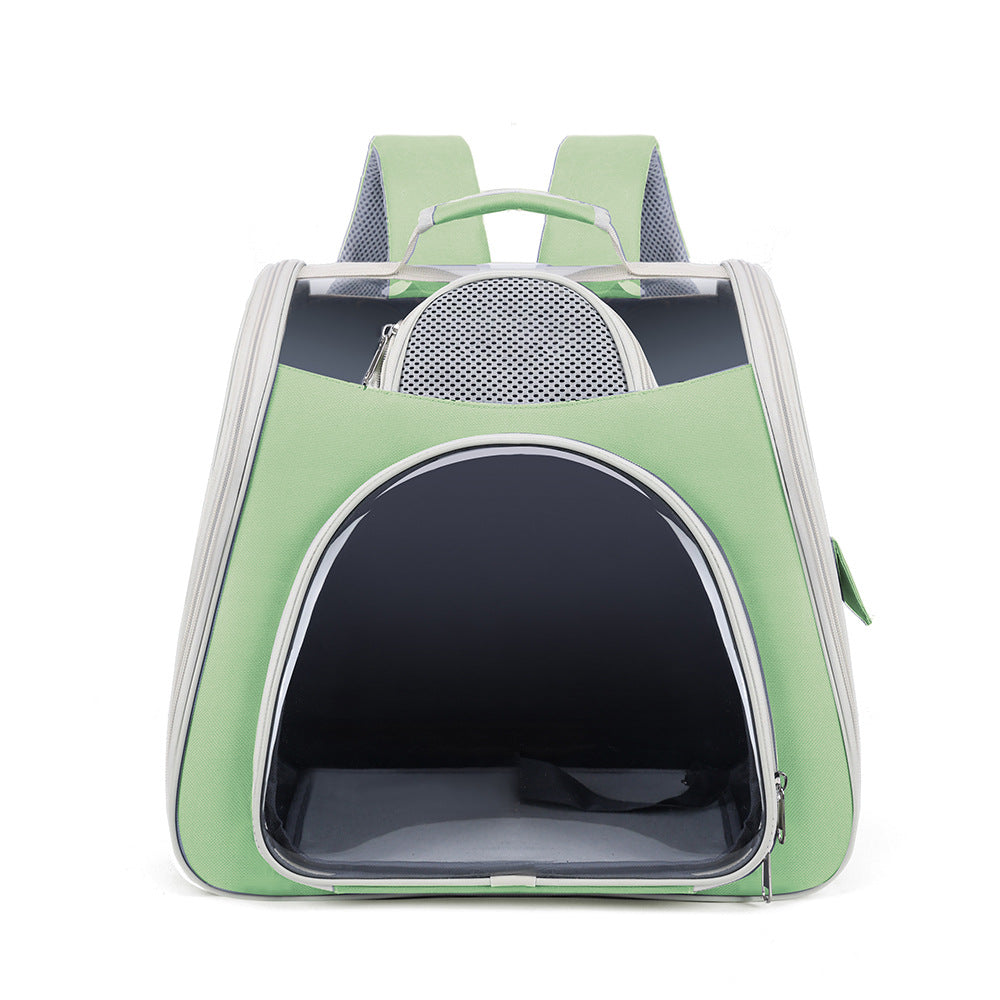 Foldable Transparent Pet Carrier Bag – Breathable Travel Bag for Cats & Small Dogs | 5 Colours