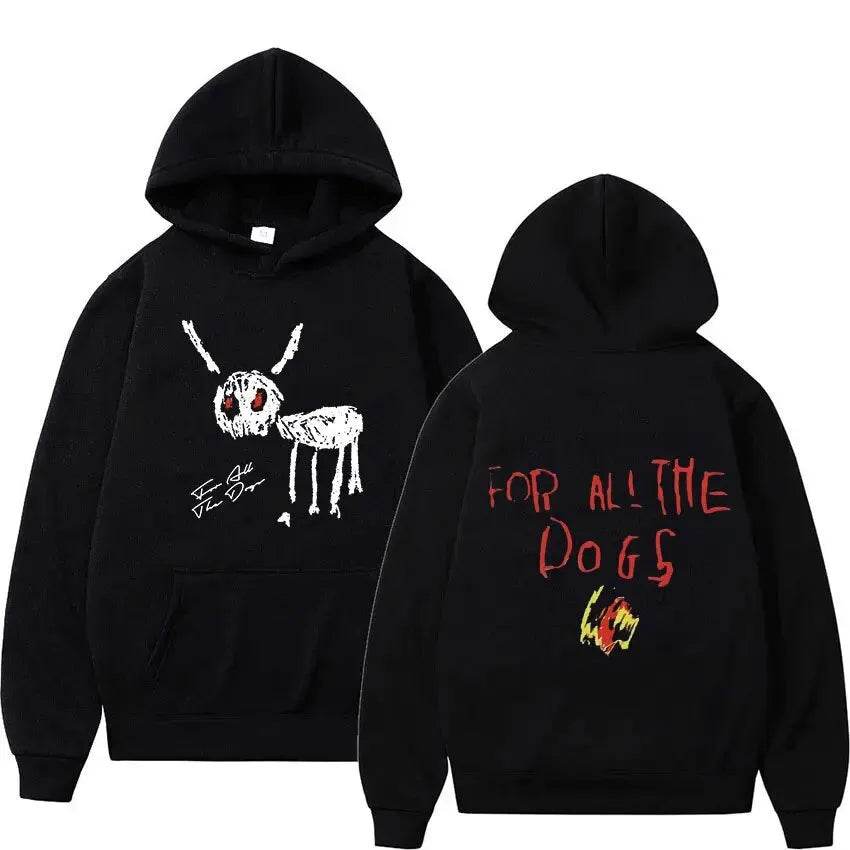 Rapper Drake For All The Dogs Letter Unisex Hoodie Sweatshirt - EX-STOCK Canada