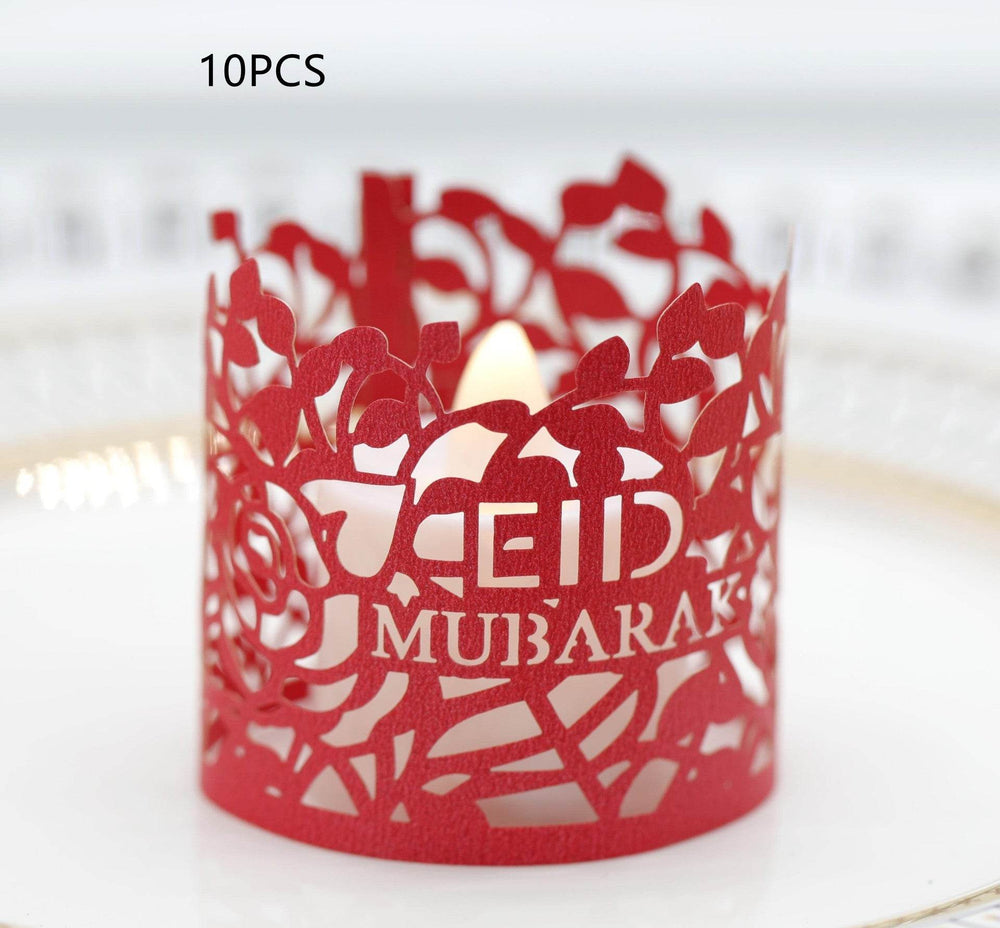 MOQ200 Ramadan Electronic Candle Lampshade Laser Cutout - EX-STOCK Canada