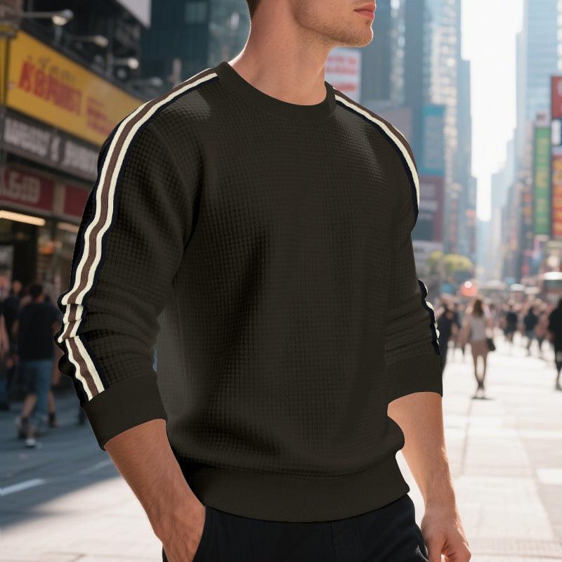 Pull décontracté pour homme à col rond ample et finEX-STOCK Canada