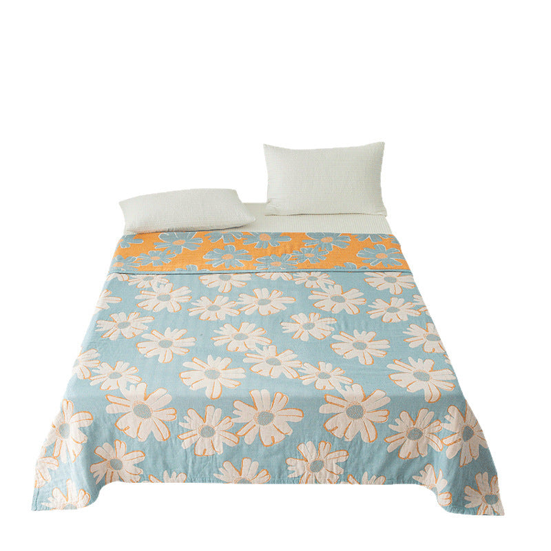 Coperta Asciugamano in Garza di Cotone a Quattro Strati Coperta per Aria Condizionata Piumino SottileEX-STOCK Canada