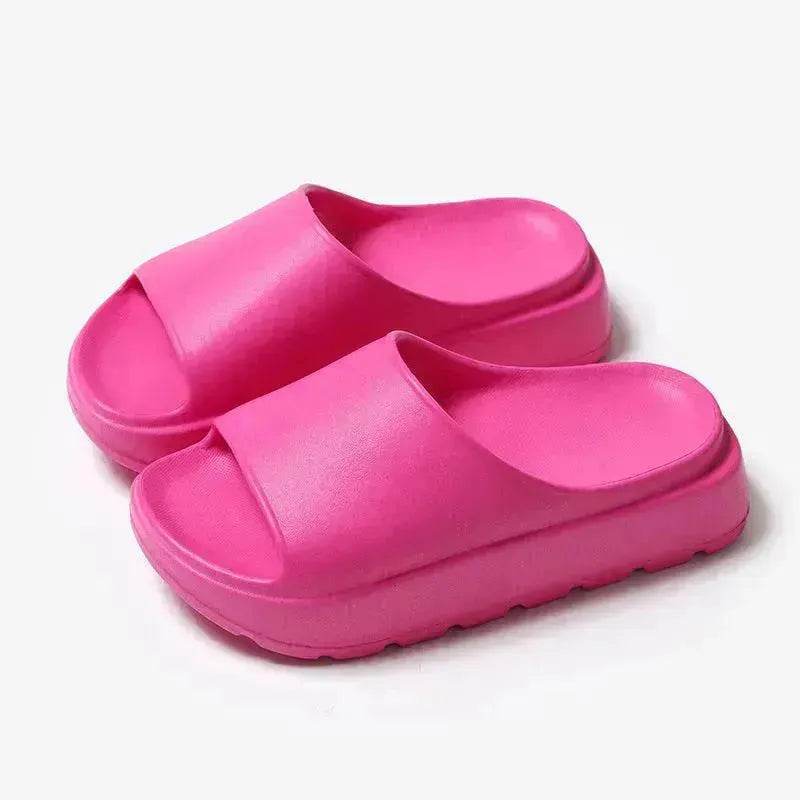 5.5cm Fish Mouth Shoes Floor Bathroom Home Slippers Outdoor Thick Soled Beach Slippers For Women - EX-STOCK Canada