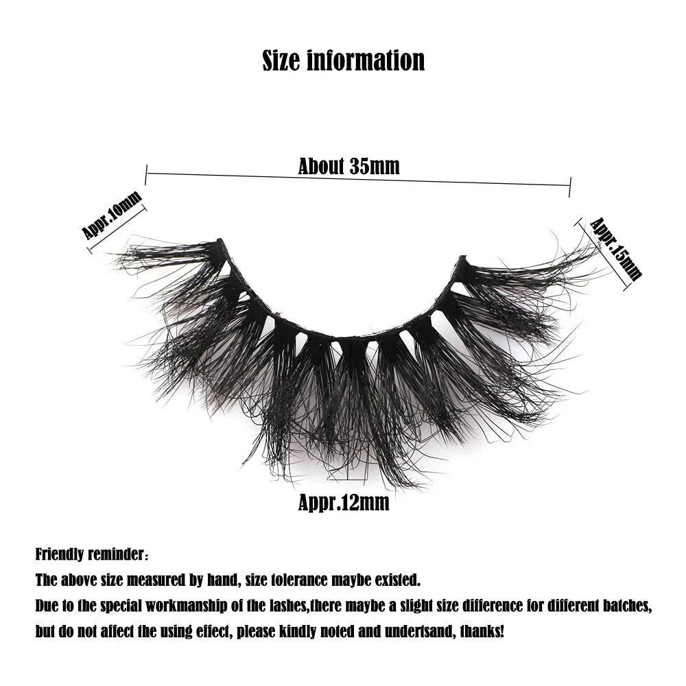 5 Pairs Of Thick False Eyelashes EX-STOCK Canada