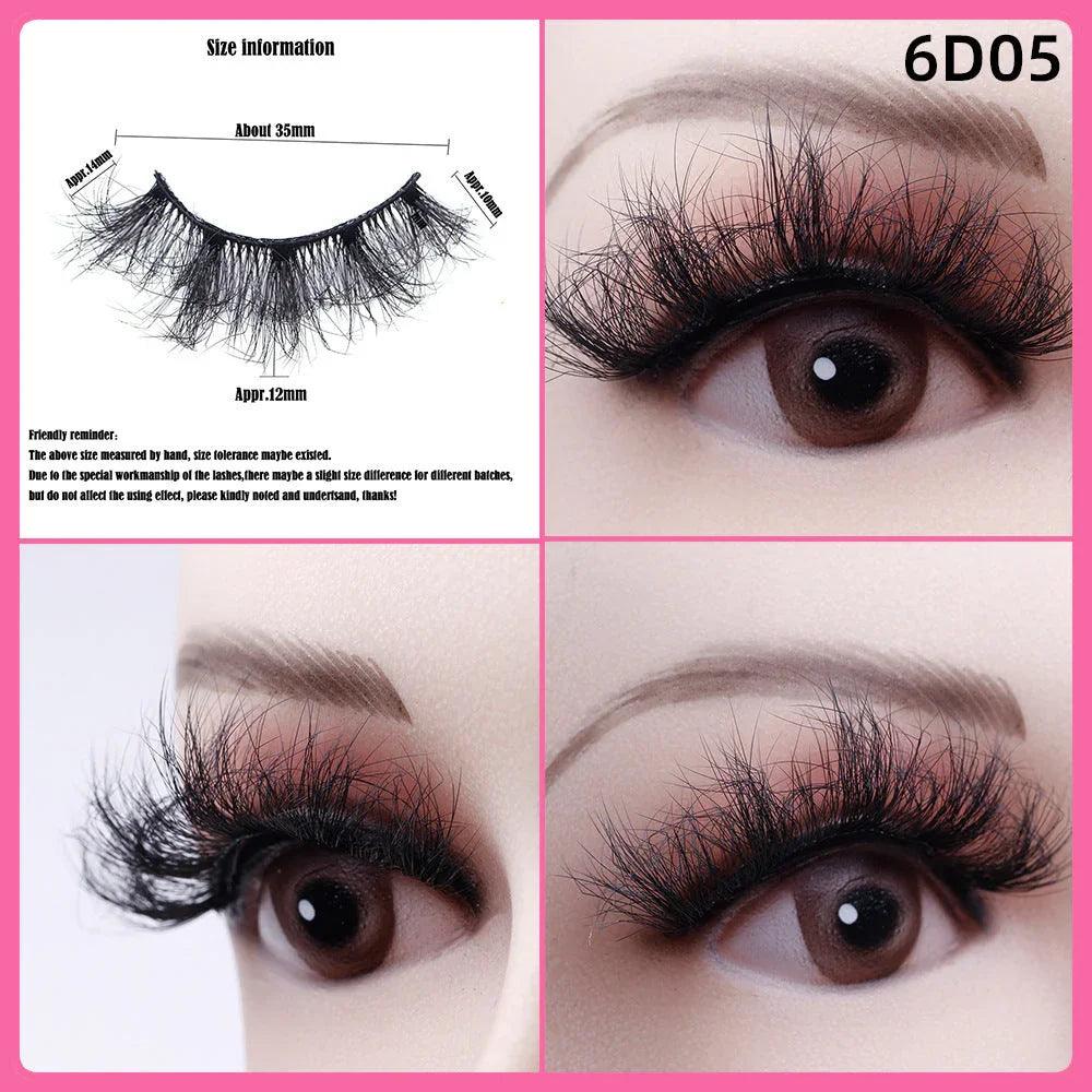 5 Pairs Of Thick False Eyelashes EX-STOCK Canada