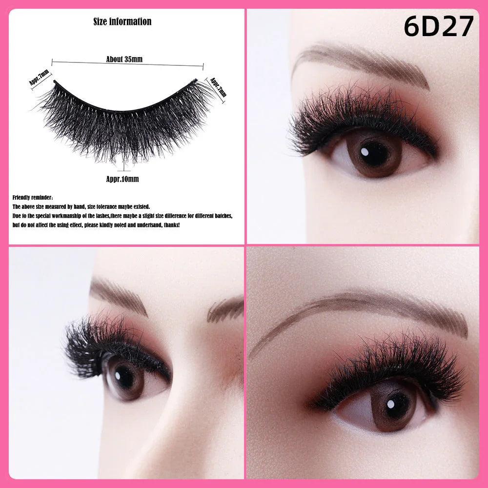 5 Pairs Of Thick False Eyelashes EX-STOCK Canada