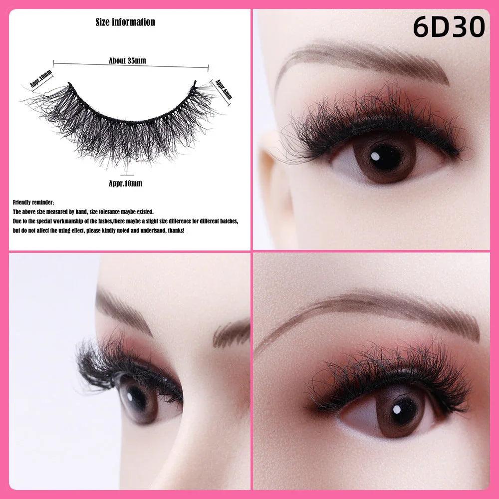 5 Pairs Of Thick False Eyelashes EX-STOCK Canada