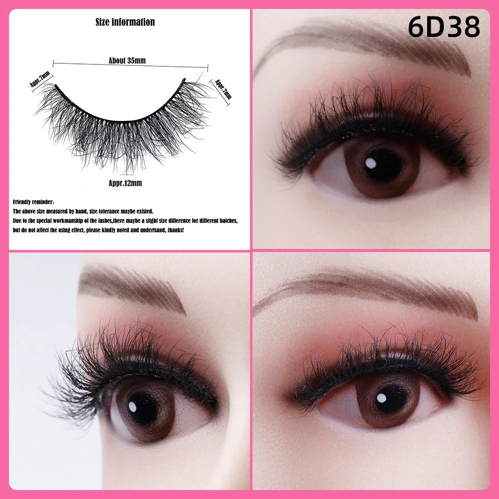 5 أزواج من الرموش الصناعية السميكةEX-STOCK Canada