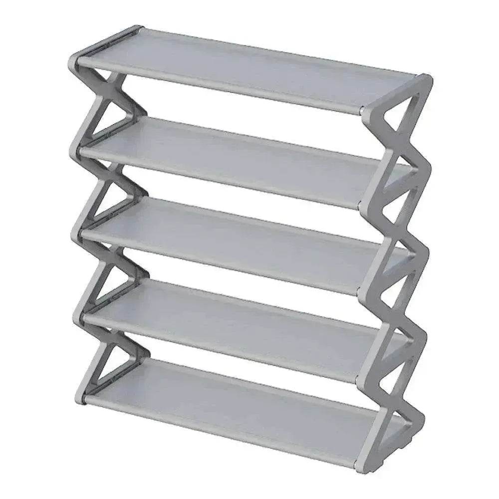 5 Tier X shaped Simple & stylish Shoe Rack Storage - EX-STOCK Canada