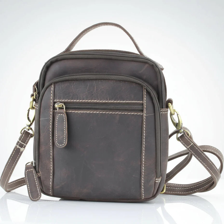 Hunter Leather Bag with Top Handle EX-STOCK Canada