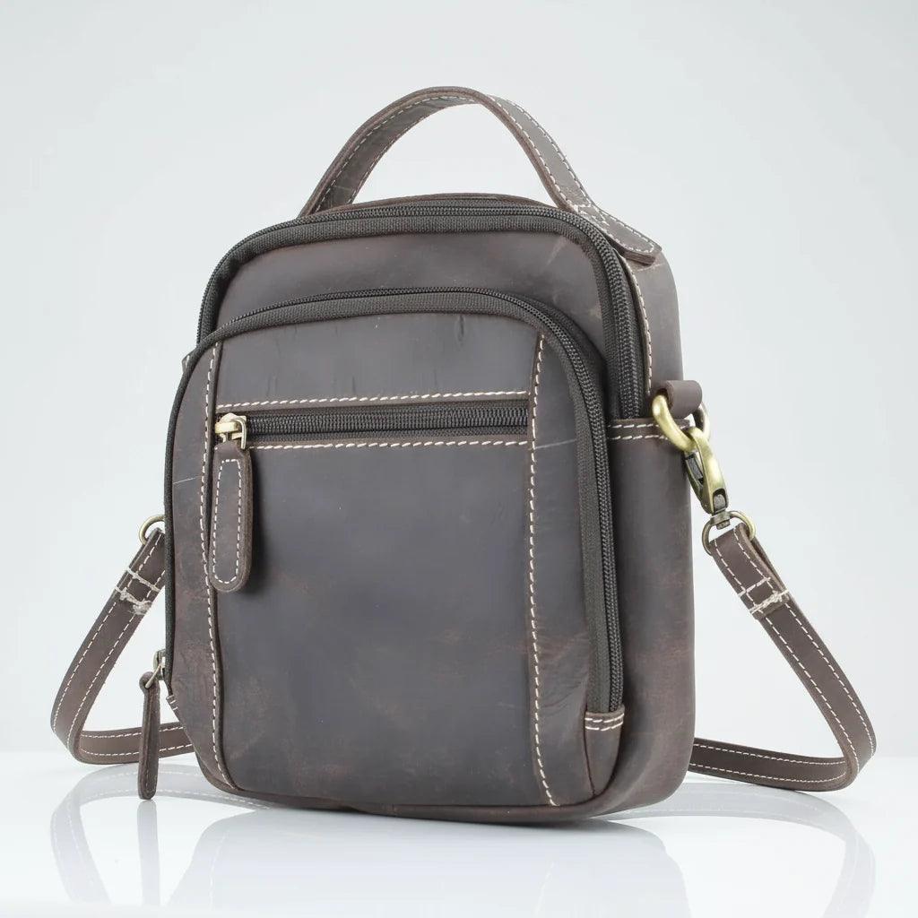 Hunter Leather Bag with Top Handle EX-STOCK Canada
