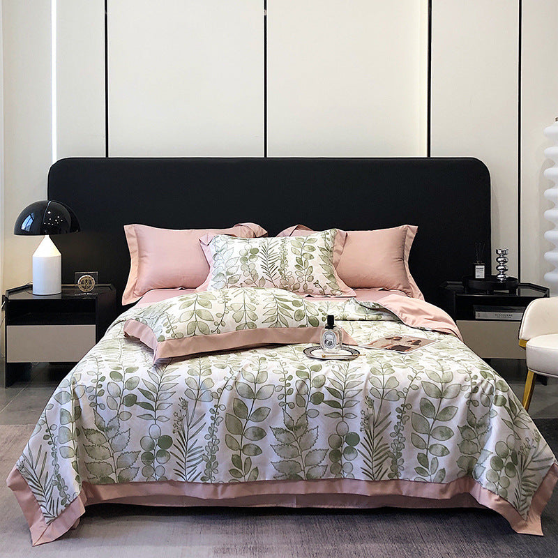 Tencel Summer Duvet Four-piece Washed Silk EX-STOCK Canada