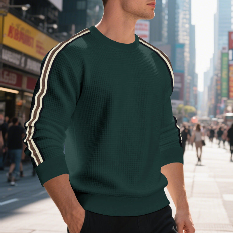 Casual Men's Loose Round Neck Sweater Thin EX-STOCK Canada