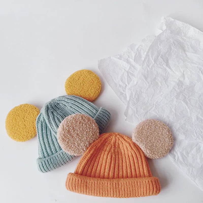 Cartoon Big Ears Children Woolen Beanie Cap - EX-STOCK Canada