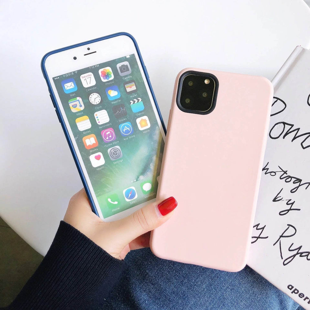 Plain Soft Silicone Mobile iphone phone case Unisex - EX-STOCK Canada