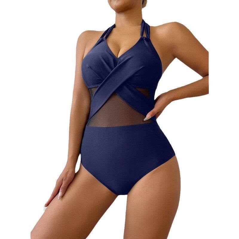 New Fashion One-piece Swimsuit Solid Color - EX-STOCK Canada