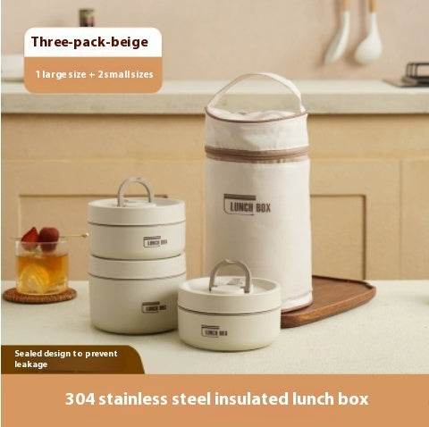 Portable PP 304 Stainless Steel Work Lunch Box - EX-STOCK Canada