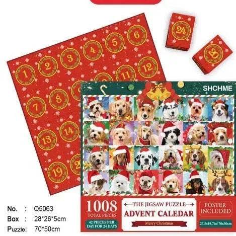 New 24 Boxes Unique Christmas Advent Calendar 2024 Jigsaw Puzzle - EX-STOCK CANADA