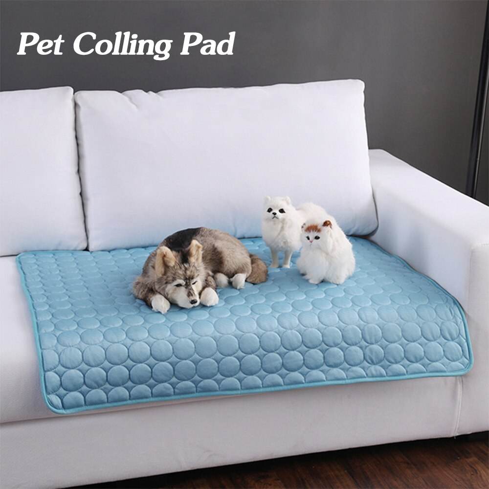 Pet Dog Cat Ice Silk Cold Nest Pad For Cooling In Summer - EX-STOCK Canada
