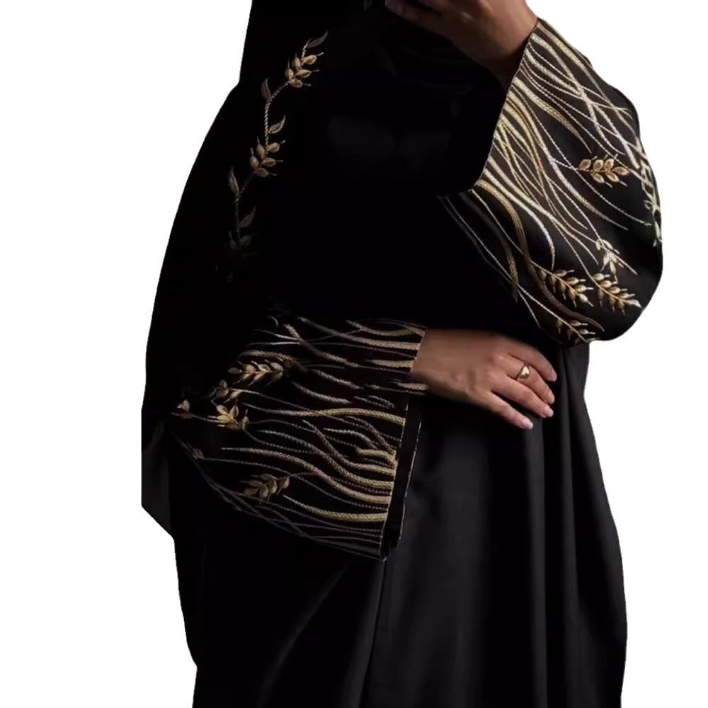 Bordado Árabe Ropa Exterior Abaya Túnica - EX-STOCK Canada